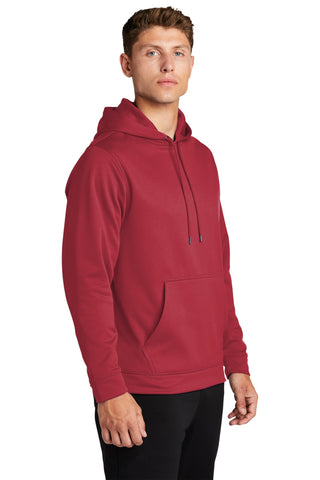 Sport-Tek Sport-Wick Fleece Hooded Pullover (Deep Red)