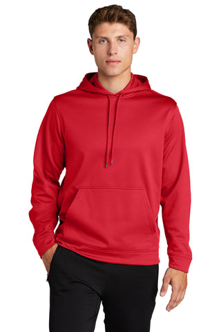 Sport-Tek Sport-Wick Fleece Hooded Pullover (Deep Red)