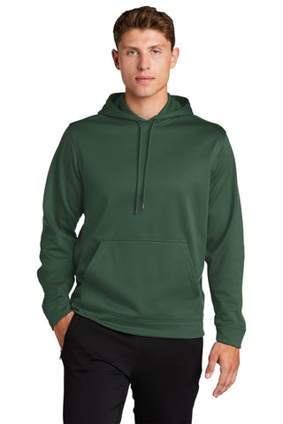 Sport-Tek Sport-Wick Fleece Hooded Pullover (Forest Green)