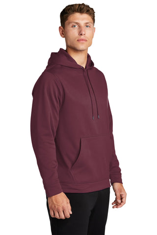 Sport-Tek Sport-Wick Fleece Hooded Pullover (Maroon)