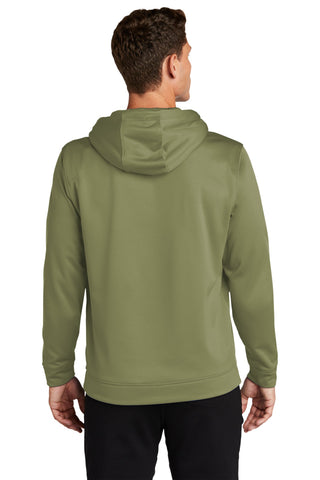 Sport-Tek Sport-Wick Fleece Hooded Pullover (Olive Drab Green)