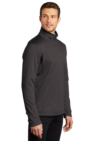 Port Authority Diamond Heather Fleece 1/4-Zip Pullover (Dark Charcoal Heather)