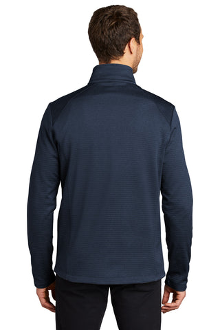 Port Authority Diamond Heather Fleece 1/4-Zip Pullover (Dress Blue Navy Heather)