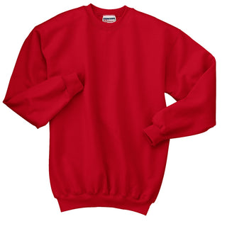 Hanes Ultimate Cotton Crewneck Sweatshirt (Deep Red)