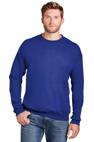 Hanes Ultimate Cotton Crewneck Sweatshirt (Deep Royal)