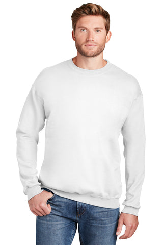 Hanes Ultimate Cotton Crewneck Sweatshirt (White)