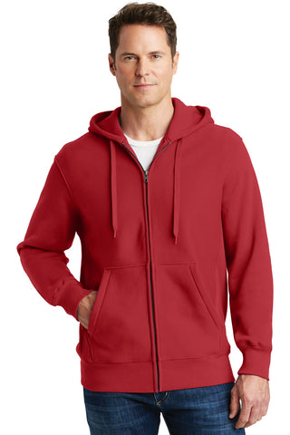 Sport-Tek Super Heavyweight Full-Zip Hooded Sweatshirt (Red)