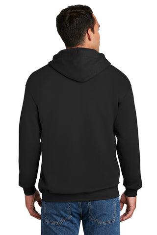 Hanes Ultimate Cotton Full-Zip Hooded Sweatshirt (Black)