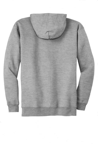 Hanes Ultimate Cotton Full-Zip Hooded Sweatshirt (Light Steel)