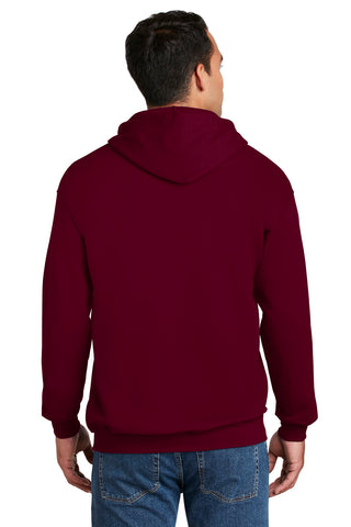 Hanes Ultimate Cotton Full-Zip Hooded Sweatshirt (Maroon)