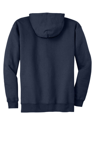 Hanes Ultimate Cotton Full-Zip Hooded Sweatshirt (Navy)