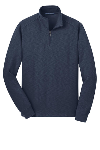 Port Authority Slub Fleece 1/4-Zip Pullover (Navy)