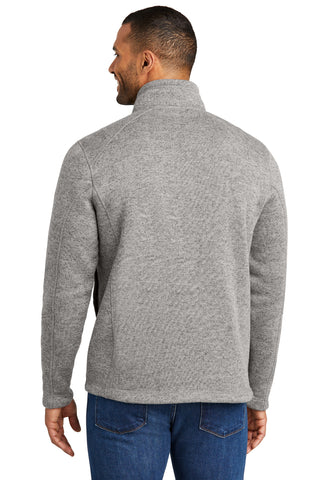 Port Authority Arc Sweater Fleece 1/4-Zip (Deep Smoke Heather)