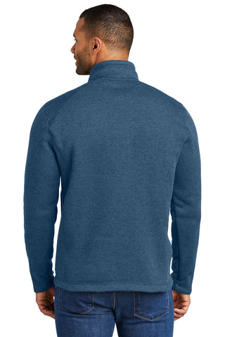 Port Authority Arc Sweater Fleece 1/4-Zip (Insignia Blue Heather)
