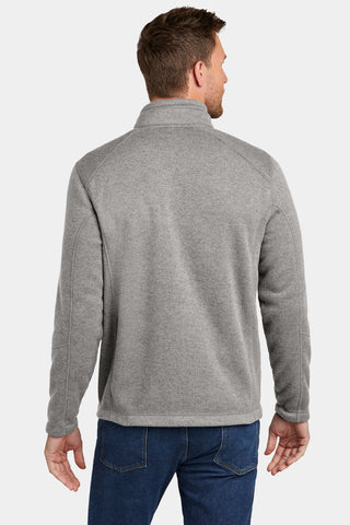 Port Authority Arc Sweater Fleece Jacket (Deep Smoke Heather)
