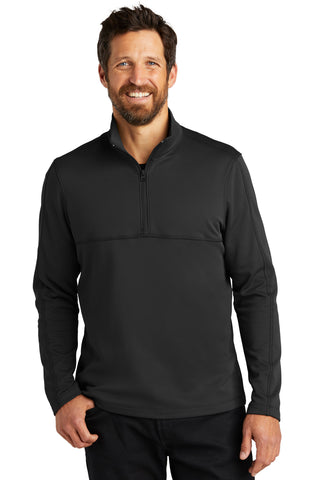 Port Authority Smooth Fleece 1/4-Zip (Deep Black)