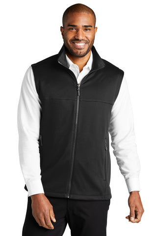 Port Authority Collective Smooth Fleece Vest (Deep Black)