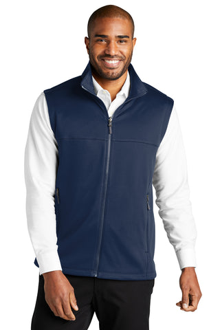 Port Authority Collective Smooth Fleece Vest (River Blue Navy)