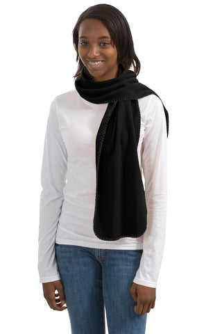 Port Authority R-Tek Fleece Scarf (Black)