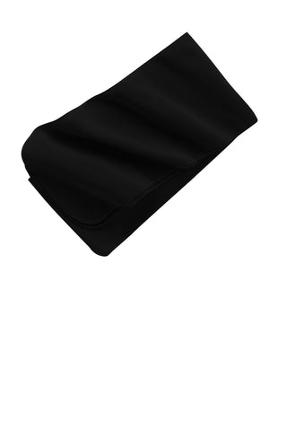 Port Authority Extra Long Fleece Scarf (Black)