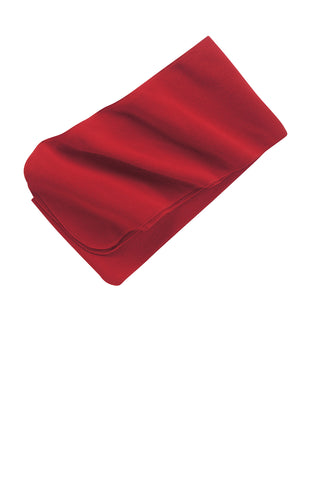 Port Authority Extra Long Fleece Scarf (Red)