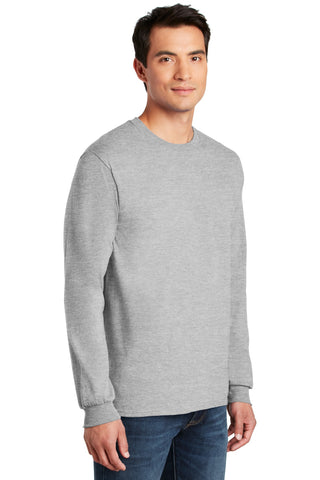 Gildan Ultra Cotton 100% US Cotton Long Sleeve T-Shirt (Ash)