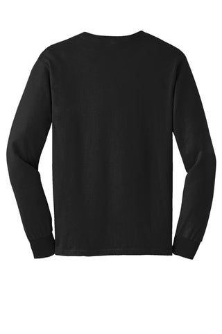 Gildan Ultra Cotton 100% US Cotton Long Sleeve T-Shirt (Black)