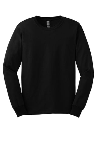 Gildan Ultra Cotton 100% US Cotton Long Sleeve T-Shirt (Black)