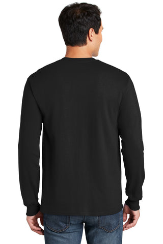 Gildan Ultra Cotton 100% US Cotton Long Sleeve T-Shirt (Black)