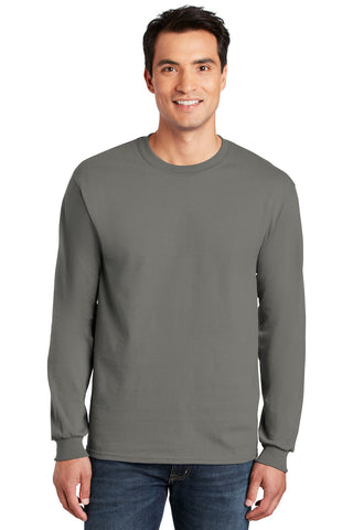 Gildan Ultra Cotton 100% US Cotton Long Sleeve T-Shirt (Charcoal)