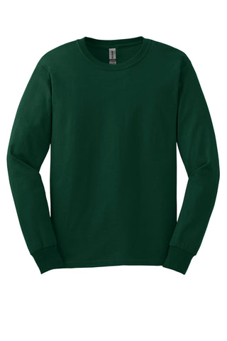 Gildan Ultra Cotton 100% US Cotton Long Sleeve T-Shirt (Forest Green)