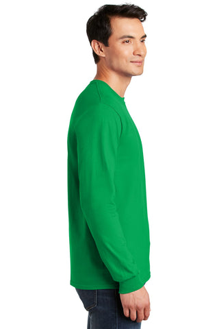 Gildan Ultra Cotton 100% US Cotton Long Sleeve T-Shirt (Irish Green)