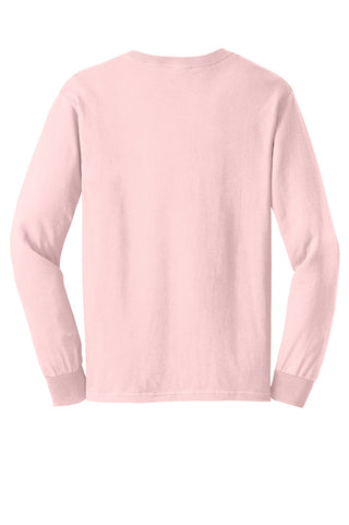 Gildan Ultra Cotton 100% US Cotton Long Sleeve T-Shirt (Light Pink)