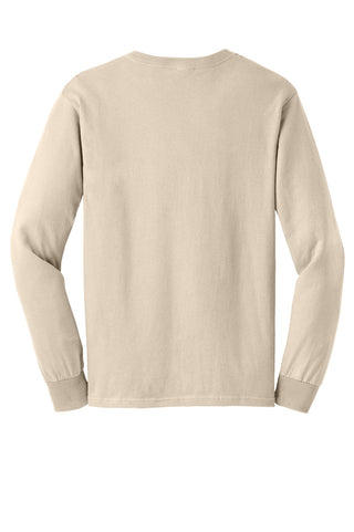 Gildan Ultra Cotton 100% US Cotton Long Sleeve T-Shirt (Natural)