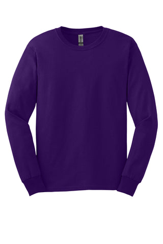 Gildan Ultra Cotton 100% US Cotton Long Sleeve T-Shirt (Purple)