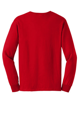 Gildan Ultra Cotton 100% US Cotton Long Sleeve T-Shirt (Red)