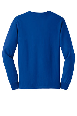 Gildan Ultra Cotton 100% US Cotton Long Sleeve T-Shirt (Royal)