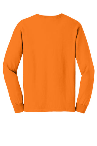 Gildan Ultra Cotton 100% US Cotton Long Sleeve T-Shirt (S. Orange*)