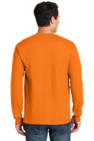 Gildan Ultra Cotton 100% US Cotton Long Sleeve T-Shirt (S. Orange*)