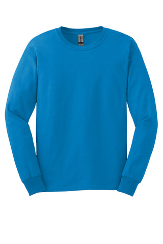 Gildan Ultra Cotton 100% US Cotton Long Sleeve T-Shirt (Sapphire)