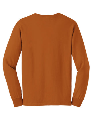 Gildan Ultra Cotton 100% US Cotton Long Sleeve T-Shirt (Texas Orange)