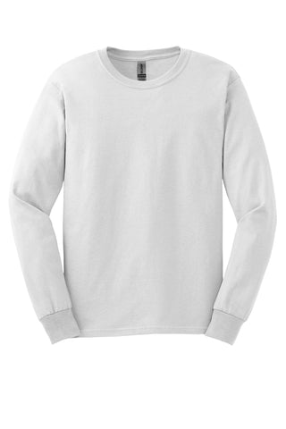 Gildan Ultra Cotton 100% US Cotton Long Sleeve T-Shirt (White)