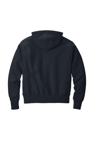 Champion Reverse Weave Garment-Dyed Hooded Sweatshirt (Navy)