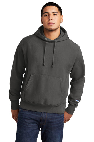 Champion Reverse Weave Garment-Dyed Hooded Sweatshirt (New Railroad)