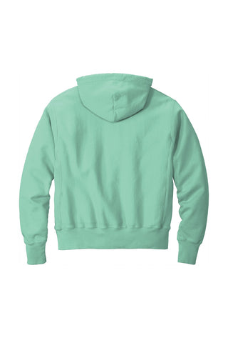 Champion Reverse Weave Garment-Dyed Hooded Sweatshirt (Pale Seafoam)