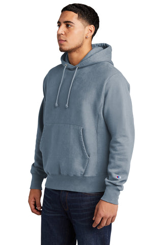 Champion Reverse Weave Garment-Dyed Hooded Sweatshirt (Saltwater)