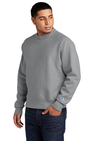 Champion Reverse Weave Garment-Dyed Crewneck Sweatshirt (Concrete)