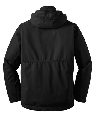 Port Authority Herringbone 3-in-1 Parka (Black)