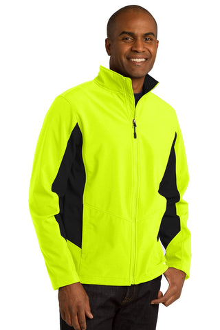 Port Authority Core Colorblock Soft Shell Jacket (Safety Yellow/ Black)