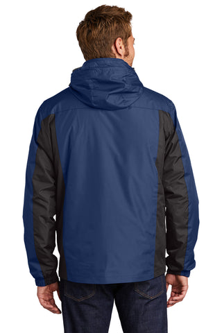 Port Authority Colorblock 3-in-1 Jacket (Admiral Blue/ Black/ Magnet)